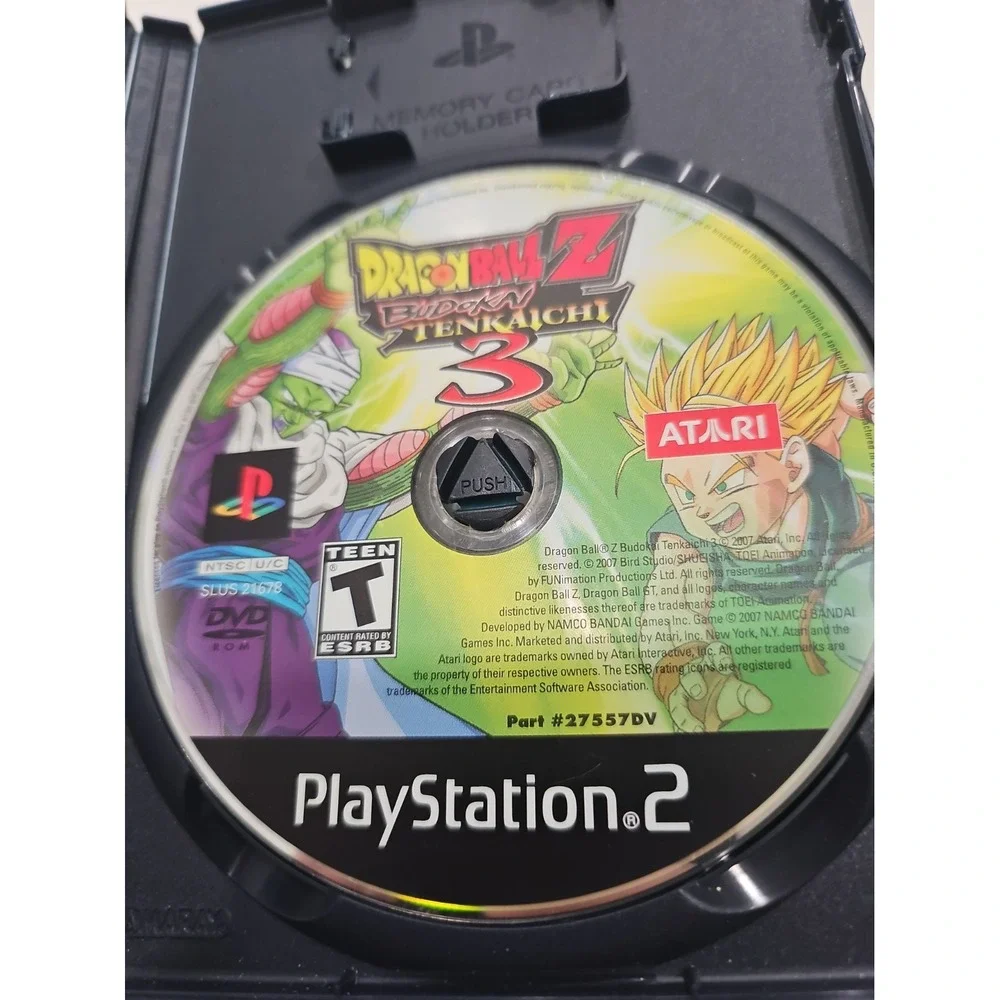 Dragon Ball Z Budokai Tenkaichi 3 (Sony PlayStation 2 PS2, 2007) CIB TESTED